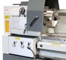 This 25” manual lathe features a heavy duty and rugged clutched headstock with hardened and ground gears, ensuring rigidity and effortless cutting.  It has a wide spindle speed range of 12.5 - 1250 RPM.  The spindle uses world renowned SKF bearings for high accuracy.  The quick change feedbox is capable of cutting inch and metric threads without change of gear. It offers 64 threads, with a very wide range of 60 – 1/4 TPI.